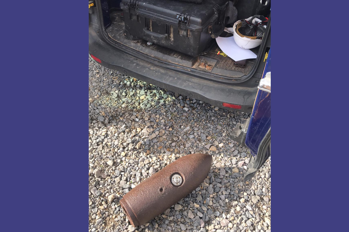 UXO Survey pUXO identified